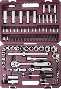 THORVIK TS094 1/4", 1/2"DR, 94 предмета Набор инструмента