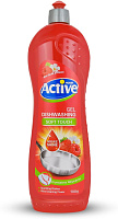 ACTIVE ИРАН / Гель для мытья посуды "Клубника и малина",1000 мл Red (12/576) (511301206)