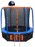 ECOS BS8FT-3 батут 8" с сеткoй, лесенкой и баскетбольным кольцом (010364) Спортивный инвентарь