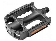 STELS Педали FP-806 Feimin ось 9/16" со светоотражателями, пластиковые черные 360070 LU039317 Педали