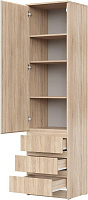 НК-МЕБЕЛЬ STERN шкаф-пенал ШКЯ-1 Дуб Сонома 72678279 (2 кор.) Шкаф-пенал