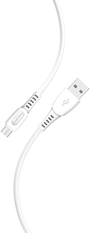 SMARTBUY (iK-12-S40w) S40 MicroUSB белый, 2.4 А, 1 м Кабель