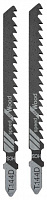 KRANZ (KR-92-0308) Пилка для электролобзика 100 мм 6 з/д 8-60 мм T144D (2 шт./уп.) (дерево)