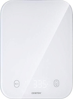 CENTEK CT-2480 LED White Весы кухонные