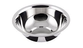 MALLONY Миска Bowl-Roll-15, объем 600 мл из нержавеющей стали, зеркальная полировка, диа 15,7 см 9103825 Миска