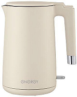ENERGY E-215 (1,7л. металл/пластик) Чайник ENERGY E-215 бежевый (164158)