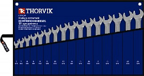 THORVIK CWS0016 Набор ключей гаечных комбинированных в сумке, 6-24 мм, 16 предметов Набор ключей