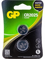 GP (17038) CR2025-2CRU2 (CR2025) Литиевая батарейка