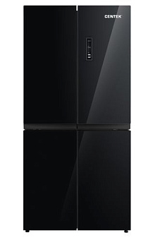 CENTEK CT-1756 BLACK GLASS TOTAL Холодильник