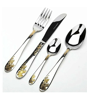 MAYER&BOCH 26473 серебристый,золотой Столовые приборы