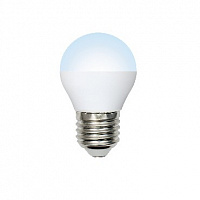 VOLPE (UL-00003821) LED-G45-7W/DW/E27/FR/NR Дневной белый свет 6500K Лампа светодиодная