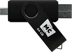 MORE CHOICE (4620202559081) USB 64GB 2.0 Type-C МФ64а Black
