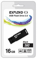 EXPLOYD 16GB-560-черный [EX-16GB-560-Black]