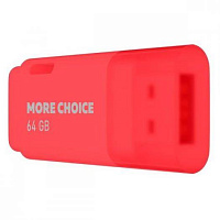 MORE CHOICE (4610196407475) MF64 USB 64GB 2.0 Red флэш-накопитель