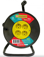 КАЛИБР Удлинитель на катушке УСК-40 (2х0,75) Удлинитель