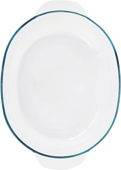 APPETITE PLH19 стекл овал 34х25х8,5см/3,5л глубокая с руч Форма