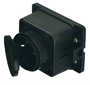 SMARTBUY (SBE-16-1-00-R) розетка, прямая 1-местная Розетка