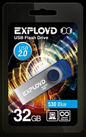 EXPLOYD 32GB 530 синий [EX032GB530-Bl] USB флэш-накопитель