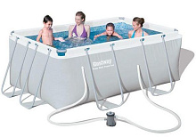 BESTWAY 56629 POWER STEEL BESTWAY 56629 Каркасный бассейн POWER STEEL с ф.-насосом 282*196*84 см, 3662л