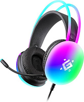 DEFENDER (64441) Ignis черный, RGB, провод 2 м Гарнитура