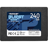 PATRIOT Burst Elite PBE240GS25SSDR 240ГБ, 2.5", SATA III SSD накопитель
