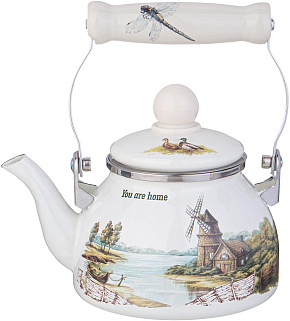 AGNESS 943-060 FAMILY HOUSE с фильтром 0,85л Чайник