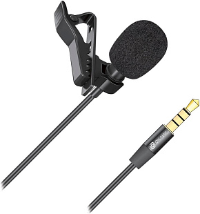 OKLICK Микрофон проводной Оклик MP-M400 3м черный Микрофон