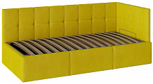 BONMEBEL Кровать Оттава с подъемным механизмом ткань желтая (2 пак.) Кровать