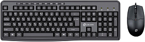 OKLICK Клавиатура + мышь Оклик S650 клав:черный мышь:черный USB Multimedia (1875246)