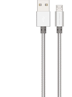 MORE CHOICE (4627151192000) K31m USB (m)-microUSB (m) 1.0м - серебро Кабель