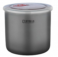 GUFFMAN C-06-014-GR черная с крышкой 1л Емкость для хранения