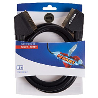 REXANT (06-3075) ШНУР SCART - SCART (21PIN) 1.5М (GOLD) Кабель SCART