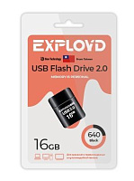 EXPLOYD EX-16GB-640-Black USB флэш-накопитель