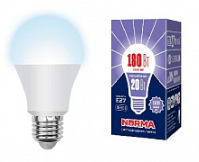 VOLPE (UL-00004028) LED-A65-20W/DW/E27/FR/NR Форма A матовая Серия Norma 6500K Лампа светодиодная