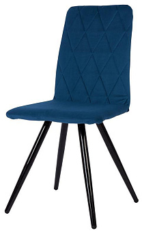 POLINI Home Rio SM, синий-черный (2 кор.) Стул обеденный POLINI Home Rio SM, синий-черный (2 кор.)
