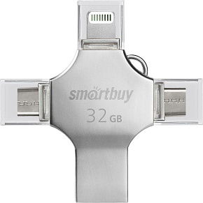 SMARTBUY (SB032GBMC15) 032GB MC15 Metal Quad USB-флэш