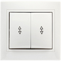 SMARTBUY (SBE-01w-10-SW22-0) Венера, 1-клавишный,белый выключатель
