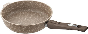МЕЧТА 020806 Гранит brown 20см съемная ручка Сковорода