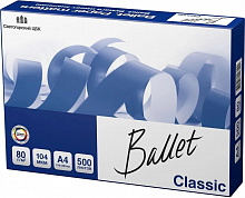 BALLET Бумага Classic, A4, офисная, 500л, 80г/м2, белый