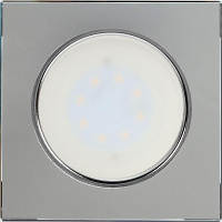 SMARTBUY ( SBL-25SL-GX53) GX53 зеркальный/серебро прямой край Светльник