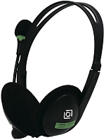 OKLICK Наушники с микрофоном Оклик HS-M100 черный 1.8м накладные оголовье (1532004)
