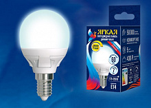 UNIEL (UL-00004300) LED-G45 7W/4000K/E14/FR/DIM PLP01WH Лампочки светодиодные