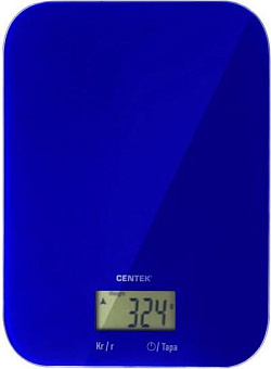 CENTEK CT-2481 LCD BLUE Весы кухонные