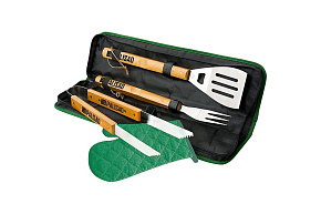 PALISAD Набор приборов для барбекю, 4 предмета в сумке Camping 69578 Товары для пикника