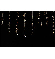 FUNRAY Бахрома IC-120WW, 3.0*0.7м, 120 LED,теп.бел., IP20, прозрачный шнур 1,5м, FUNRAY LED гирлянда