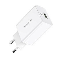 BOROFONE (6931474702487) BA21A QC3.0 для Type-c - белый СЗУ