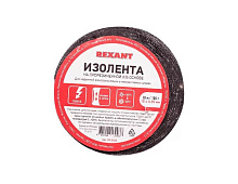 REXANT (09-2405) ИЗОЛЕНТА Х/Б 15Х0,35 ММ (РОЛИК 10 М/100 Г), ЧЕРНАЯ Изолента