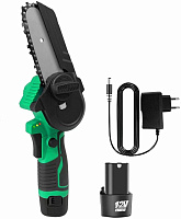 ZITREK GreenSaw 12, аккумуляторная, 12В, 1.5Ач, с двумя аккумуляторами 083-2015
