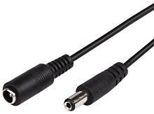 REXANT (14-0350) удлинитель кабеля питания DC гнездо-штекер (2,1х5,5мм) 1,5м