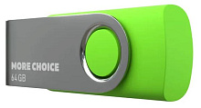 MORE CHOICE (4610196407635) MF64-4 USB 64GB 2.0 Green Флэш-накопитель